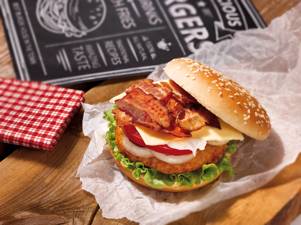 Gierlinger Burger mit Bacon